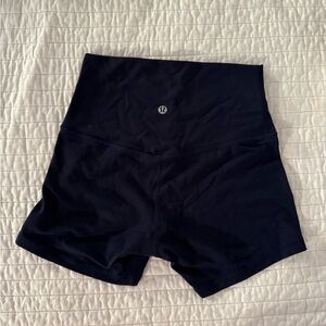 Lululemon Black High-Waisted Shorts